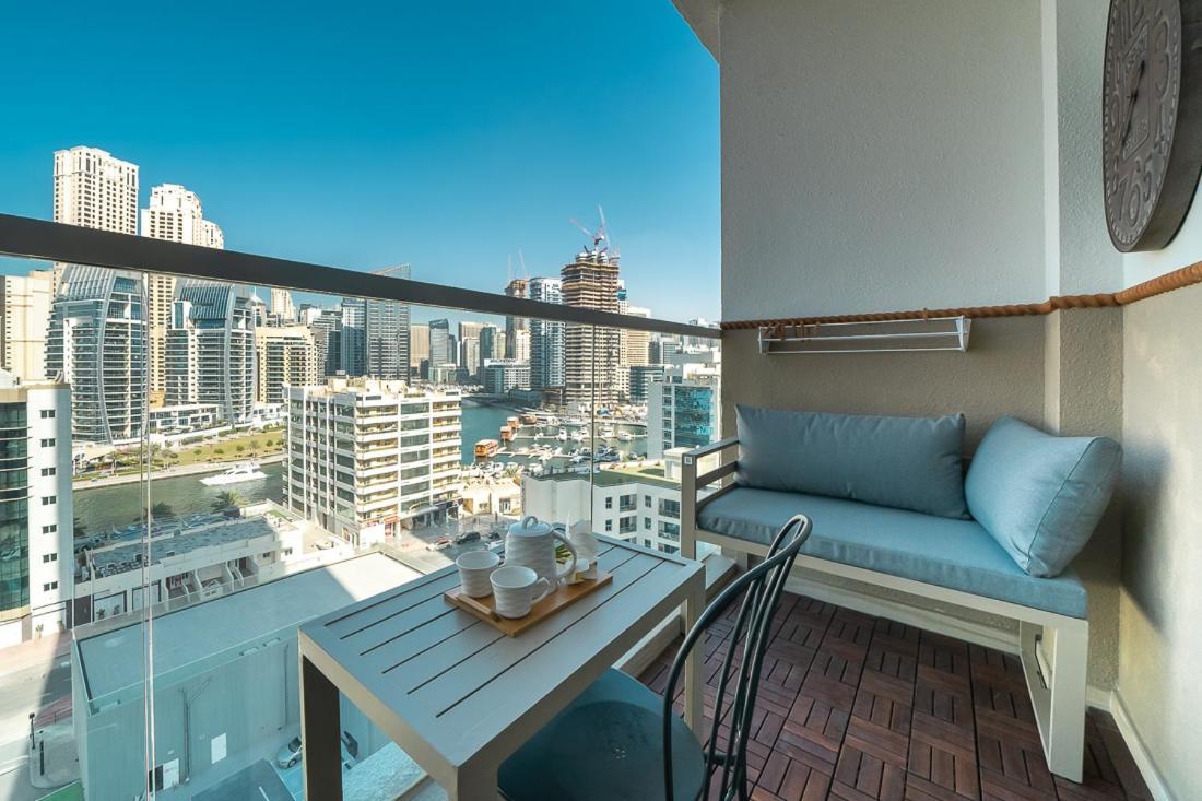 Higuests - Designer Studio In Dubai Marina With Amazing Views Buitenkant foto