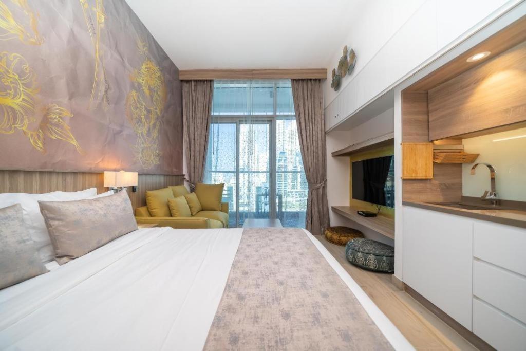 Higuests - Designer Studio In Dubai Marina With Amazing Views Buitenkant foto