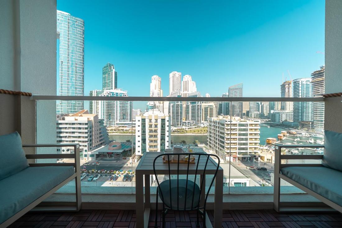 Higuests - Designer Studio In Dubai Marina With Amazing Views Buitenkant foto